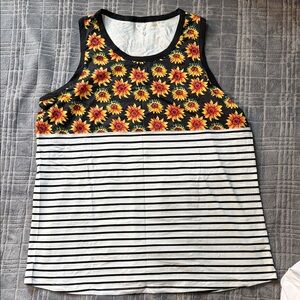 Sunflower tank top